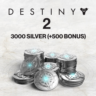 3 000 ед. серебра Destiny 2 ( 500 ед. в подарок) ПСН