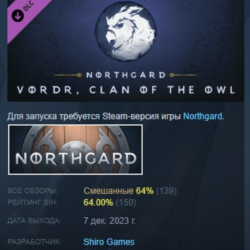 Northgard - Vordr, Clan of the Owl DLC AUTODELIVERY STEAM РОССИЯ