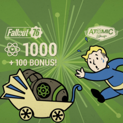 Fallout 76: 1000 атомов ( 100 бесплатно) ПСН