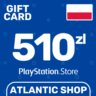 Карта Пополнения PSN 510 Злотых (PLN) Польша