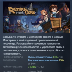 地心归途 Return From Core АВТОДОСТАВКА STEAM GLOBAL МГНОВЕННО ЛИЦЕНЗИЯ