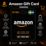 Amazon Gift Card (Швеция) 50–1000 SEK | Код пополнения Amazon