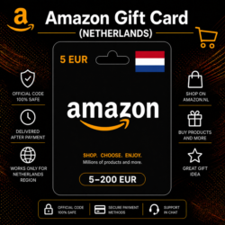 Amazon Gift Card (Нидерланды) 5–200 EUR | Код пополнения Amazon