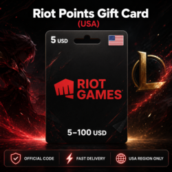 Riot Points Gift Card (США) 5–100 USD | Код пополнения