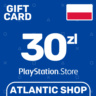 Карта Пополнения PSN 30 Злотых (PLN) Польша