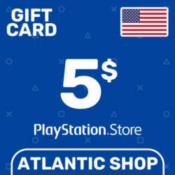 Карта Пополнения PSN 5$ (USD) США
