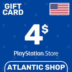 Карта Пополнения PSN 4$ (USD) США