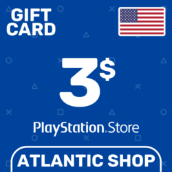 Карта Пополнения PSN 3$ (USD) США
