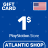 Карта Пополнения PSN 1$ (USD) США