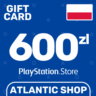 Карта Пополнения PSN 600 Злотых (PLN) Польша