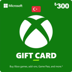 Карта Xbox Live на 300 турецких лир
