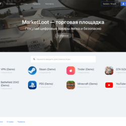 Скрипт магазина цифровых товаров написан на Laravel