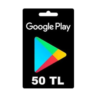Google Play 50 TL gift card (Official KEY) Turkey ✅
