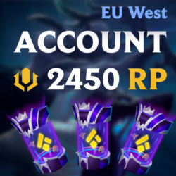 League of Legends   Account [EU West]    2450 RP