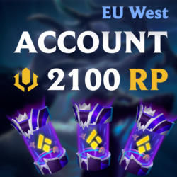 League of Legends   Account [EU West]    2100 RP