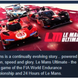 Le Mans Ultimate АВТОДОСТАВКА STEAM GLOBAL МГНОВЕННО ЛИЦЕНЗИЯ