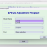 EPSON AdjProg Reset L3118 L3119