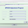 EPSON AdjProg Reset L8160