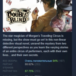 Death Trick: Double Blind АВТОДОСТАВКА STEAM GLOBAL МГНОВЕННО ЛИЦЕНЗИЯ