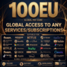 100$ Card Global  PAY IN ANY Services any Subscriptions