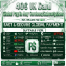 40€ UK Card   FOR GOOGLE/STEAM/APPLE    BEST PRICE