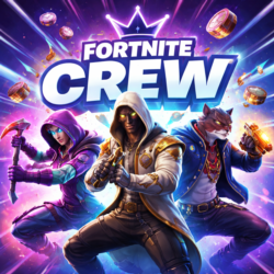 FORTNITE CREW 1 MONTH   BATTLE PASS  1000 V-BUCKS