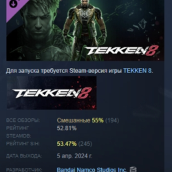 TEKKEN 8 - Eddy Gordo DLC STEAM GIFT РОССИЯ