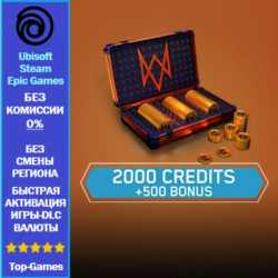 Watch Dogs: Legion 2500 WD CREDITS - PC (Ubisoft/Steam/Epic Games)