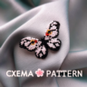 Схема для бисера: Бабочка    RU|EN