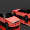 3D модель разбитого Nissan Skyline r32 low-poly