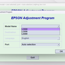EPSON AdjProg Reset L3550 L3556 L5590