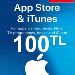 Подарочная карта Apple iTUNE  ТУРЦИЯ  От 25 до 500  Б