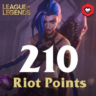 League of Legends 210 RP  ТУРЦИЯ    КЛЮЧ  Автовыдача