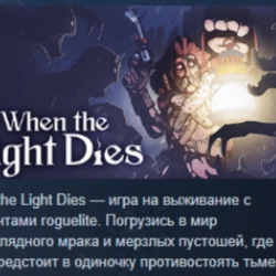When the Light Dies АВТОДОСТАВКА STEAM GLOBAL МГНОВЕННО ЛИЦЕНЗИЯ