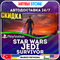 STAR WARS Jedi: Survivor · PS5 · TR/UA/IN/PL/US · АВТО 24/7 · СКИДКА ДО 13.08