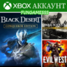 Black Desert   Dark Souls 3   Evil West XBOX АККАУНТ Аренда