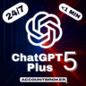 24/7 | ChatGPT 5 PLUS | ПОДПИСКА | (SORA) 1M