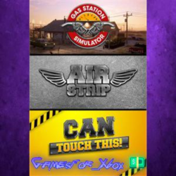 ☀️Gas Station Simulator, Airstrip DLC and Can Touch This DLC Bundle XBOX