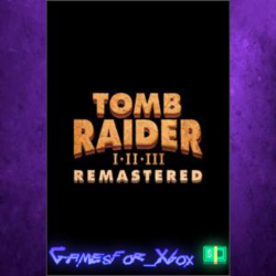 ☀️Tomb Raider I-III Remastered Starring Lara Croft XBOX