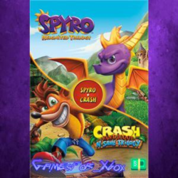 ☀️Spyro   Crash Remastered Game Bundle XBOX