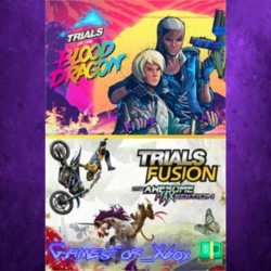 ☀️TRIALS OF THE BLOOD DRAGON   TRIALS FUSION AWESOME MAX EDITION XBOX