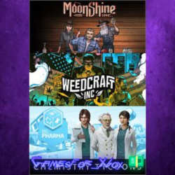 ☀️Weedcraft Inc   Moonshine Inc   Big Pharma - Chemistry Tycoons Bundle XBOX
