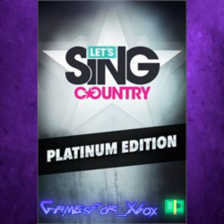 ☀️Let’s Sing Country - Platinum Edition XBOX