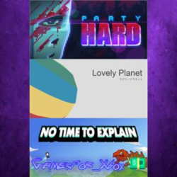 ☀️tinyBuild Bundle PartyHard   Lovely Planet   No Time To Explain XBOX