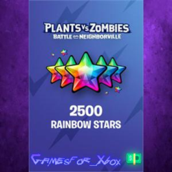 ☀️Plants vs. Zombies Battle for Neighborville – 2000  500 Bonus Rainbow Stars XBOX DL