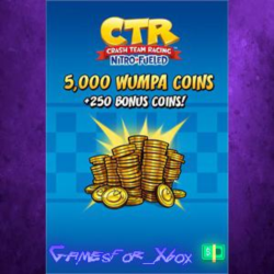 ☀️Crash Team Racing Nitro-Fueled - 5000  250 Wumpa Coins XBOX DLC
