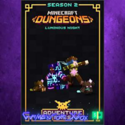 ☀️Minecraft Dungeons Luminous Night Adventure Pass XBOX DLC