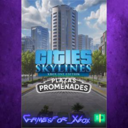 ☀️Cities Skylines - Plazas & Promenades XBOX DLC