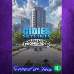 ☀️Cities Skylines - Plazas & Promenades XBOX DLC