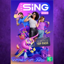 ☀️Let’s Sing 2024 VIP Pass 12 Month XBOX DLC